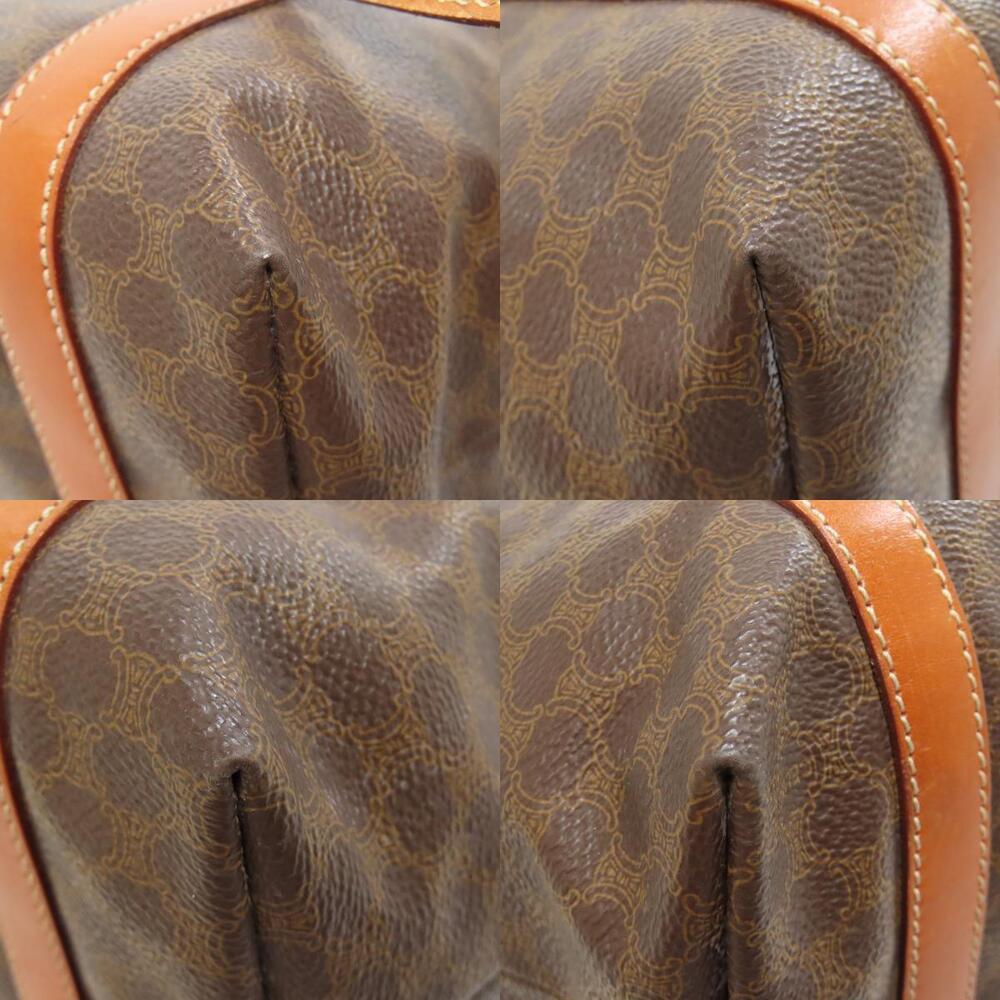 Celine Macadam Leather Brown Tote Bag - Picture 10 of 11